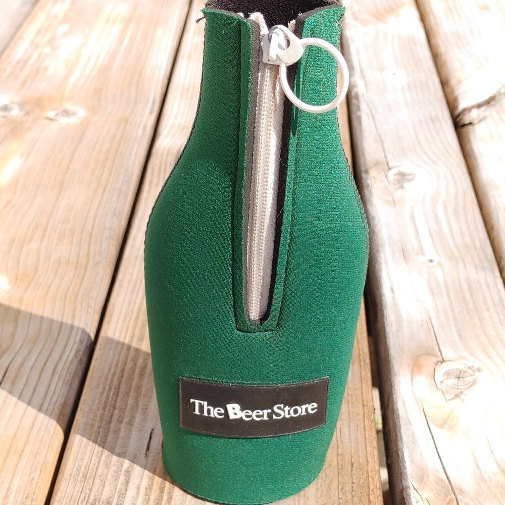 The Beer Store Beer Bottle Koozie Zip Up Jacket PAIR